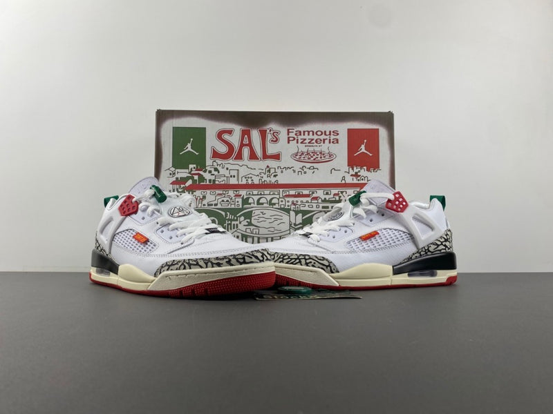 Low Top Sneakers, White Black Red Green Colorway, Lace Up Design, Casual Gift for Sneaker Fans
