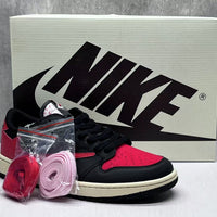 Low Top Sneakers, Black Red Colorway, Reverse Hook Design, Lace Up Design, Casual Gift for Sneaker Fans