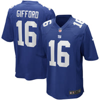 New York Giants Frank Gifford Royal Game Retired Player Jersey