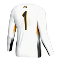 #1 Missouri Tigers Lightweight Volleyball Jersey – White