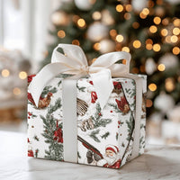 Shotgun Santa Gift Wrap, Hunting Santa Christmas Wrapping Paper, Country Outdoor Holiday Wrapping Paper, Humorous Hunter Xmas Gift Wrap Roll
