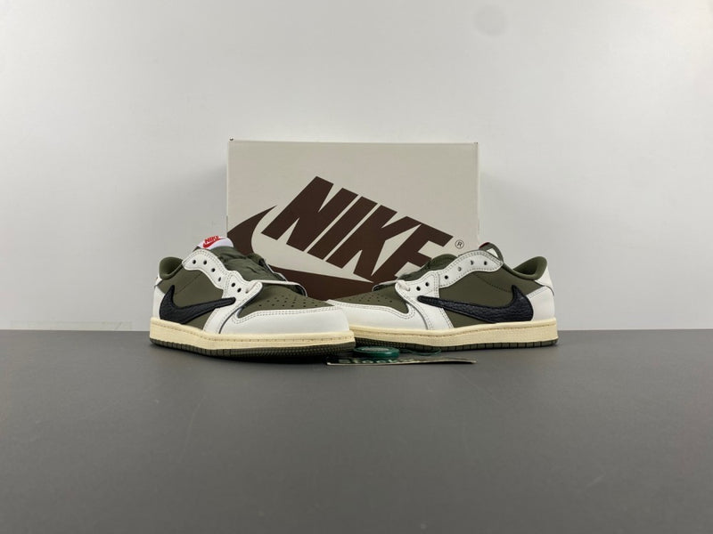 Low Top Sneakers, White Black Green Colorway, Lace Up Design, Casual Gift for Sneaker Fans