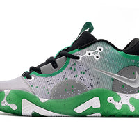 Low Top Sneakers, Gray Green Colorway, Lace Up Design, Casual Gift for Sneaker Fans