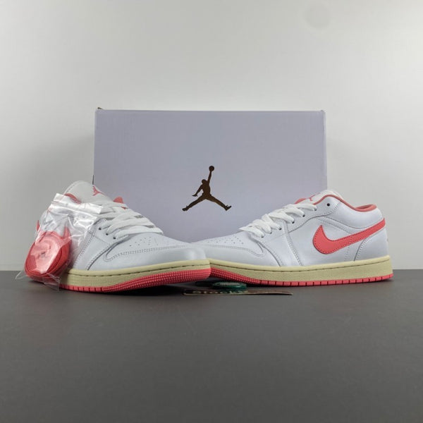 Low Top Sneakers, White Red Gray Colorway, Lace Up Design, Casual Gift for Sneaker Fans
