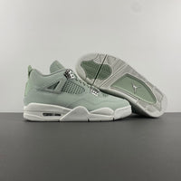 Mid Top Sneakers, Green Silver Colorway, Lace Up Design, Casual Gift for Sneaker Fans