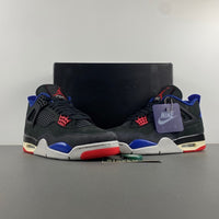 Low Top Sneakers, Blue Black Red Colorway, Lace Up Design, Casual Gift for Sneaker Fans