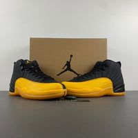 Low Top Sneakers, Black Yellow Gold Colorway, Lace Up Design, Casual Gift for Sneaker Fans
