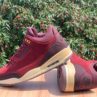 Mid Top Sneakers, Red Beige Colorway, Lace Up Design, Casual Gift for Sneaker Fans