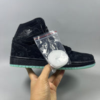 High Top Sneakers, Black Colorway, Lace Up Design, Casual Gift for Sneaker Fans