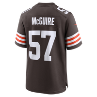 Cleveland Browns Isaiah McGuire Brown Team Game Jersey