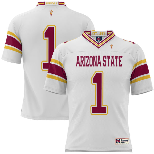 #1 Arizona State Sun Devils Football Jersey - White