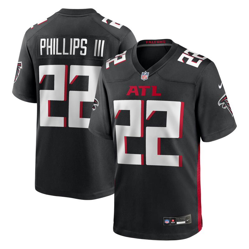 Atlanta Falcons Clark Phillips III Black Team Game Jersey