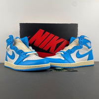 High Top Sneakers, Blue White Colorway, Lace Up Design, Casual Gift for Sneaker Fans