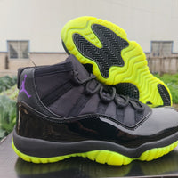 High Top Sneakers, Black Green Colorway, Lace Up Design, Casual Gift for Sneaker Fans