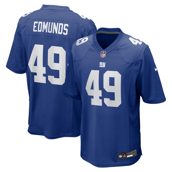 New York Giants Tremaine Edmunds Royal Team Game Jersey