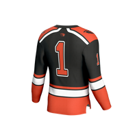 #1 Oregon State Beavers Lightweight Hockey Fashion Jersey - Black