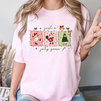 Humorous Holiday Birds Graphic Tee, Jolly Goose Christmas Shirt, Adorable Goose Lover T-Shirt, Winter Holiday Animal Tee, Silly Goose Graphic Shirt