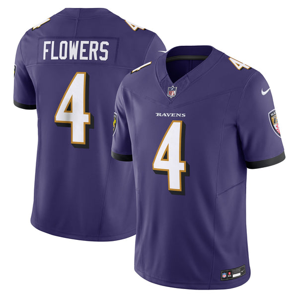 Baltimore Ravens Zay Flowers Purple Limited Jersey