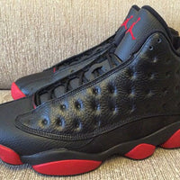 Sneakers, Black Red Colorway, Lace Up Design, Casual Gift for Sneaker Fans
