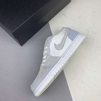 Low Top Sneakers, Light Gray Colorway, Lace Up Design, Casual Gift for Sneaker Fans