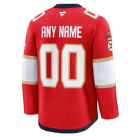 Florida Panthers Red Home Premium Custom Jersey