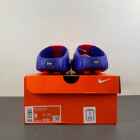 Slides, Royal Blue Red Colorway, Slip On Design, Casual Gift for Shoe Lovers