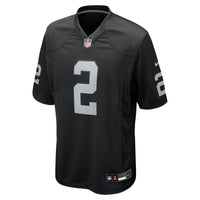 Las Vegas Raiders Ashton Jeanty Black Team Game Jersey