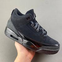 Retro Low Top Sneakers, Black Colorway, Lace Up Design, Casual Gift for Sneaker Fans
