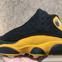 Sneakers, Black Yellow Colorway, Lace Up Design, Casual Gift for Sneaker Fans