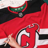 New Jersey Devils Red Home Authentic Pro Custom Jersey