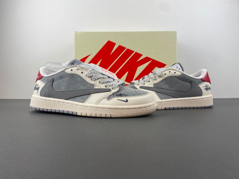Low Top Sneakers, Off White Gray Colorway, Reverse Hook Design, Lace Up Design, Casual Gift for Sneaker Fans