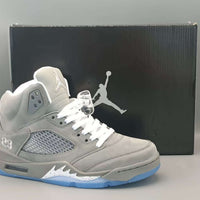 High Top Sneakers, Gray Colorway, Lace Up Design, Casual Gift for Sneaker Fans