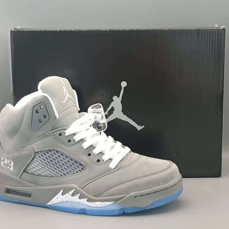 High Top Sneakers, Gray Colorway, Lace Up Design, Casual Gift for Sneaker Fans