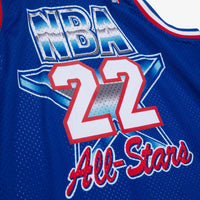 NBA Clyde Drexler 1992 All-Star West Authentic Jersey - Royal Blue