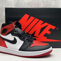 High Top Sneakers, Red Colorway, Lace Up Design, Casual Gift for Sneaker Fans