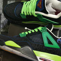 Basketball Shoes, Black Green Colorway, Lace Up Design, Casual Gift for Shoe Lovers