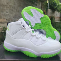 High Top Sneakers, White Black Green Colorway, Lace Up Design, Casual Gift for Sneaker Fans