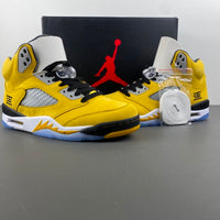 High Top Sneakers, Yellow Colorway, Lace Up Design, Casual Gift for Sneaker Fans