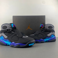 High Top Sneakers, Blue Black Purple Gray Colorway, Strap Design, Casual Gift for Sneaker Fans