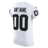 Las Vegas Raiders White Elite Custom Jersey