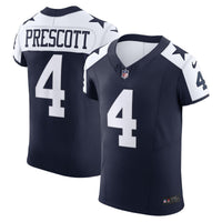 Dallas Cowboys Dak Prescott Navy Alternate Elite Jersey