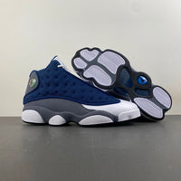 High Top Sneakers, Blue White Gray Colorway, Lace Up Design, Casual Gift for Sneaker Fans