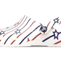 Classic Clogs - White / Blue / Red - Style 208877-94S
