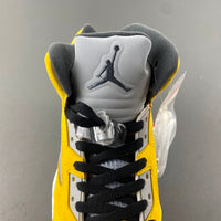 High Top Sneakers, Yellow Colorway, Lace Up Design, Casual Gift for Sneaker Fans