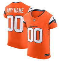 Denver Broncos Orange Team Elite Custom Jersey