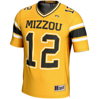 Brady Cook Missouri Tigers NIL Player Football Jersey - Gold