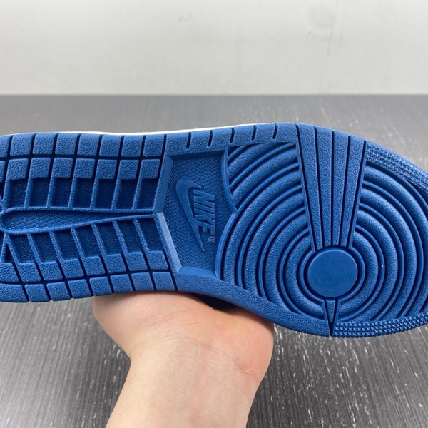 Mid Top Basketball Shoes, Blue White Gray Colorway, Lace Up Design, Casual Gift for Shoe Lovers