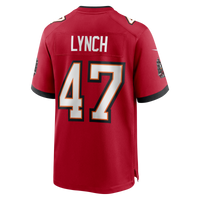 Tampa Bay Buccaneers John Lynch Red Game Retired Player Jersey