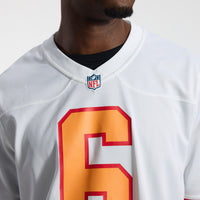 '76 Tampa Bay Buccaneers Baker Mayfield White Player Game Jersey