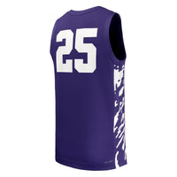 #25 Kansas State Wildcats Replica Basketball Jersey - Purple